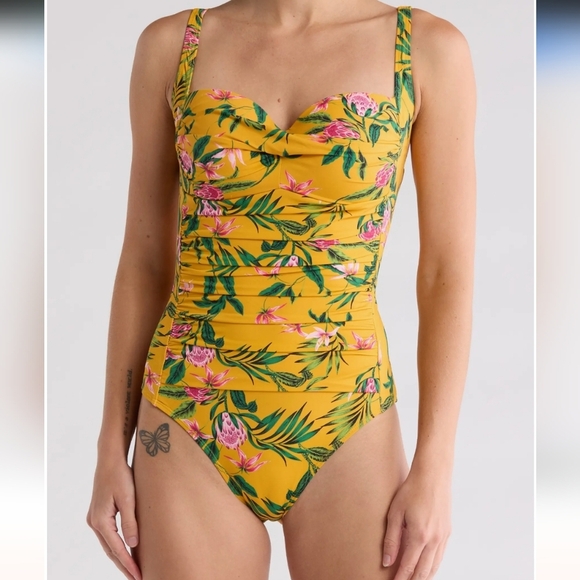 Nicole Miller Other - NWT ✨️ Nicole Miller Studio Bandeau One Piece Swimsuit Size S
